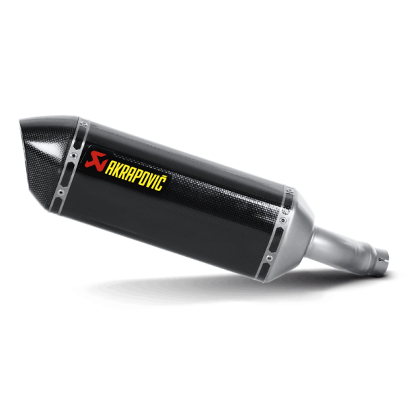 Akrapovic Slip On Schalldämpfer Carbon passend für Kawasaki Ninja 250R / 300 / Z250 / Z300; Baujahre