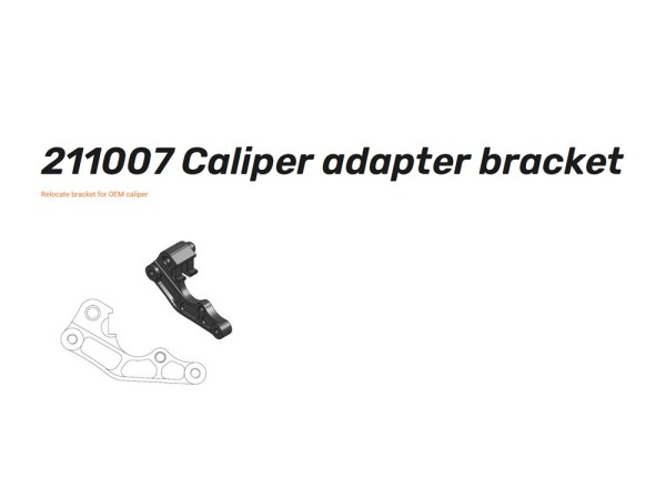 Oversize Adapter 260 mm - 211007 Caliper adapter bracket