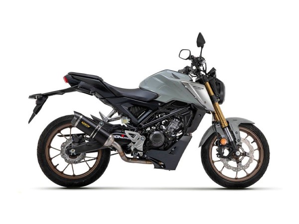 ARROW - Auspuffanlage Honda CB 125 R JC91 (Bj.21-) Thunder Aluminium / Dark 51519AKNW / 51519AKW