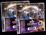 AFAM-Kettensatz-Alu passend für Honda CR 85 R #428 3,4,5, SW Bj. 2003-2005