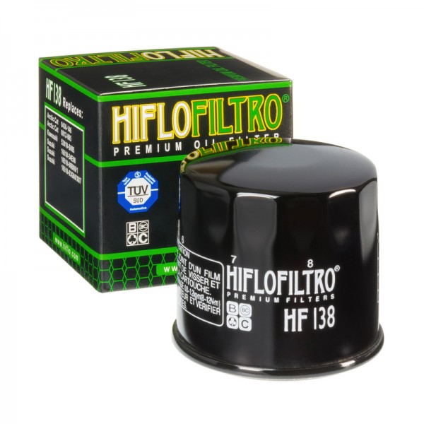 hiflo Ölfilter HF138, HF138C, HF138RC Motorradölfilter